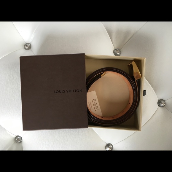 Authentic Louis Vuitton Damier 85/34 Belt - Picture 7 of 8